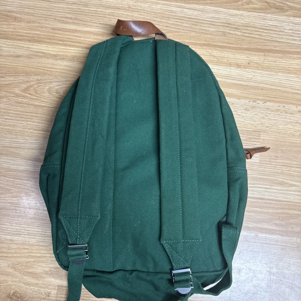 Polo Ralph Lauren Men's Polo Bear Canvas Backpack Green Skiing Bear